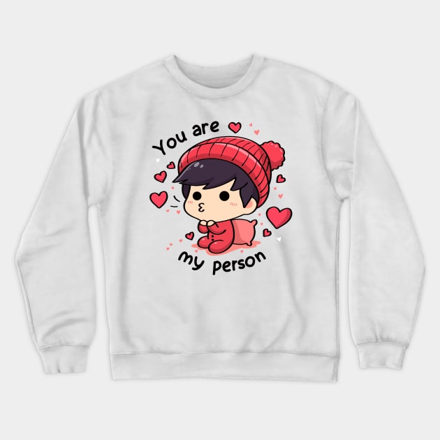 My person Crewneck Sweatshirt by StickerMainia